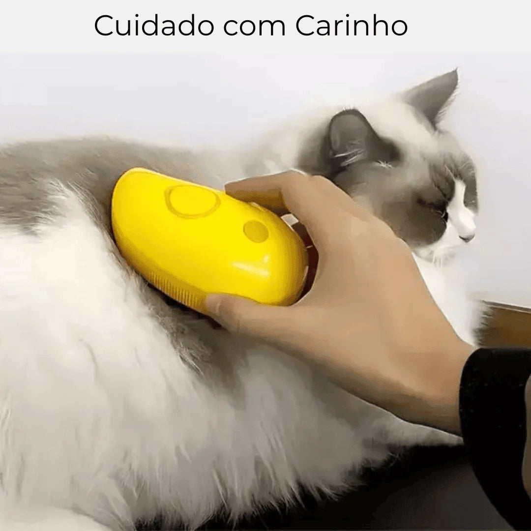 Escova para Gatos a vapor