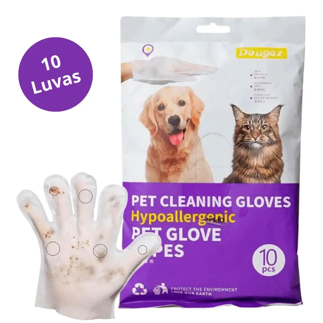 luva higienica para cachorro