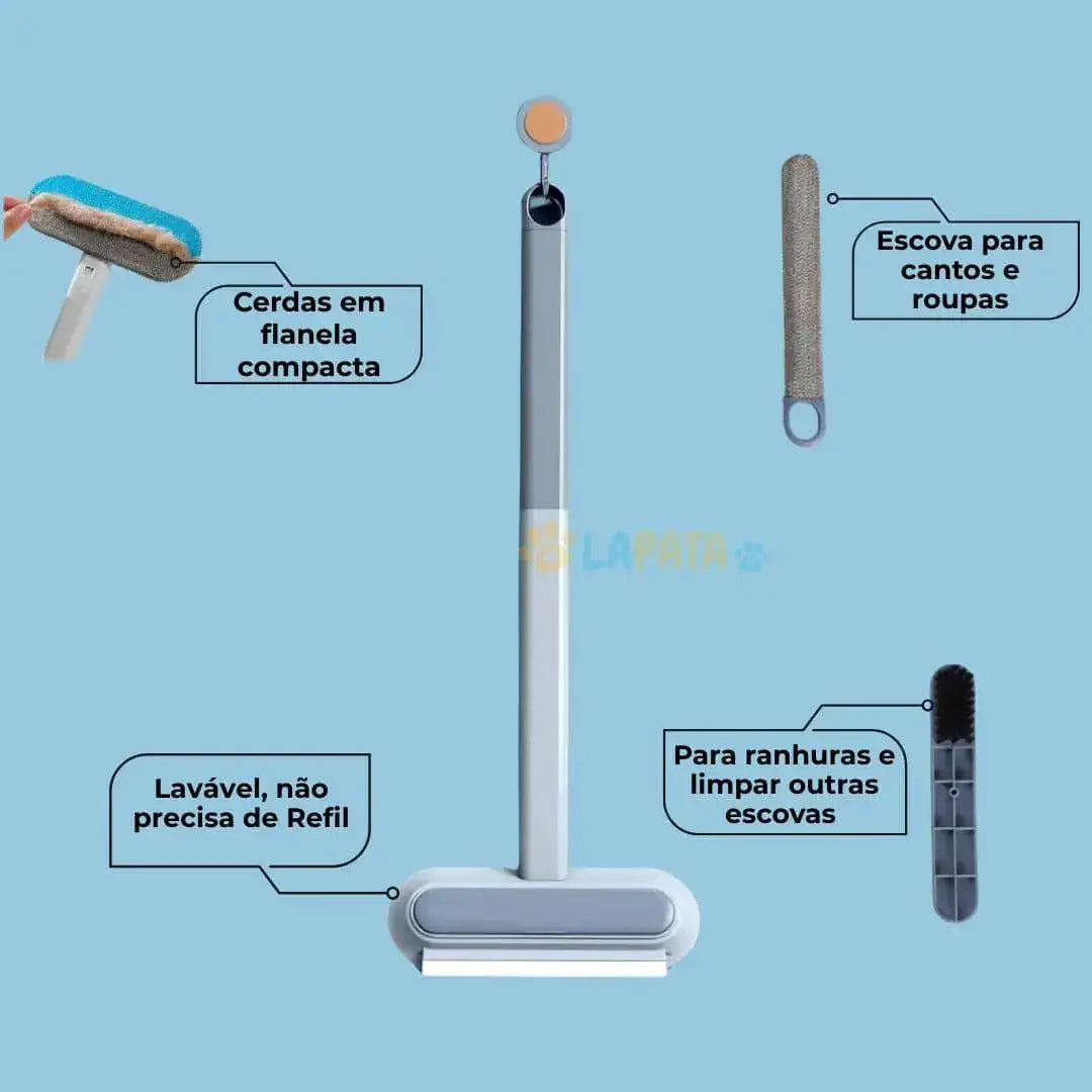 Rolo tira pelo Escova removedora de pelos sem refil