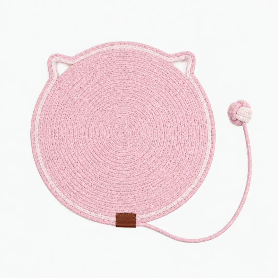 Arranhador para gatos Tapete com bolinha Rosa