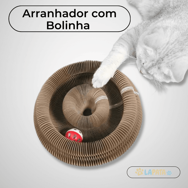 Arranhador com Bolinha para Gatos