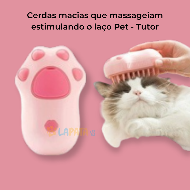 Escova a Vapor Pet Spa para Cães e Gatos