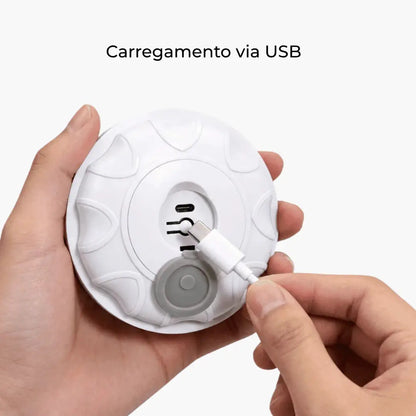 Brinquedo interativo para gatos tapete com pena que se movimenta 