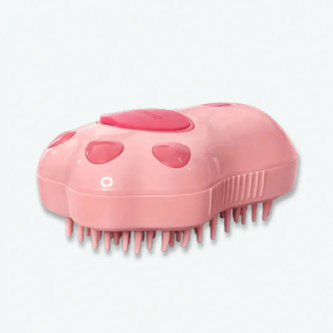 Escova para gato e cachorro a vapor rosa