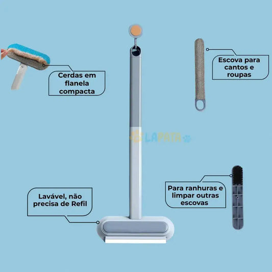 Rolo tira pelo Escova removedora de pelos sem refil
